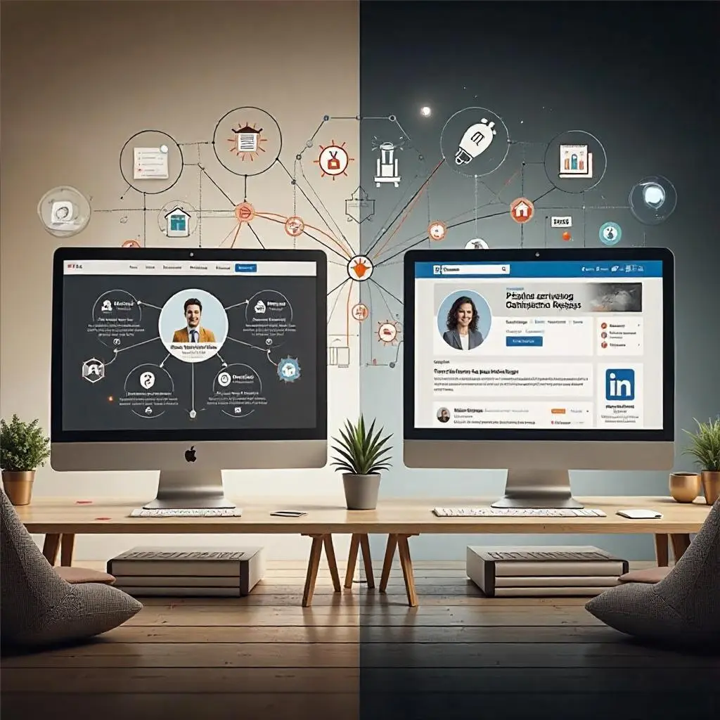 Faut-il un site vitrine ou un profil LinkedIn