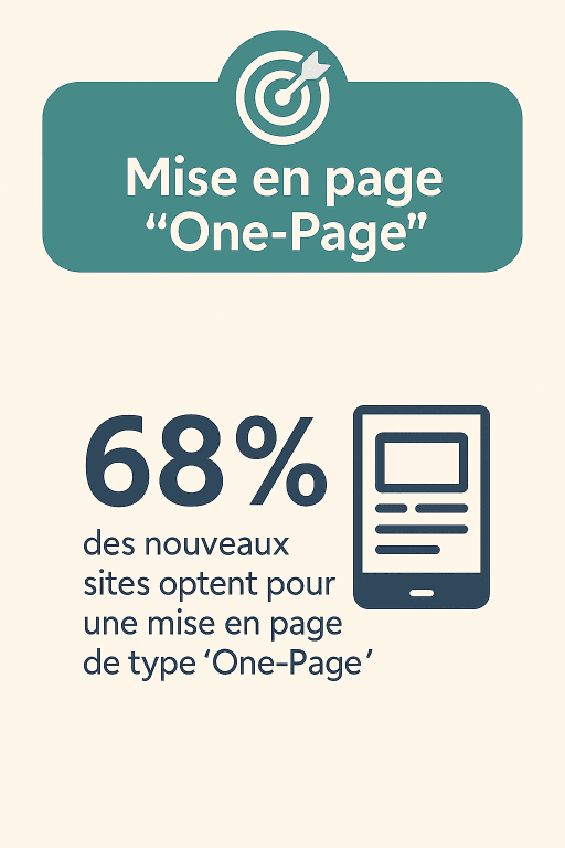 18 68% des nouveaux sites optent pour une mise en page de type ‘One-Page’